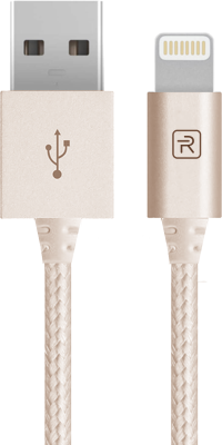 Кабель Revocharge USB - Lightning  (золотистый)